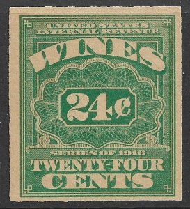 USA REVENUES 1916 24c Cordials Wines Revenue Sc RE42 MNGAI