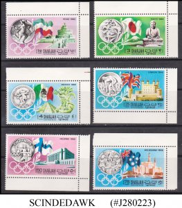 SHARJAH - 1968 HISTORY OF THE OLYMPIC GAMES - 6V - MINT NH