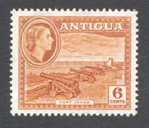 Antigua, Scott #113   VF/XF, Unused, OG, LH, Fort James ......  0260102