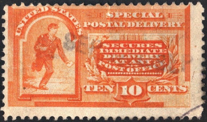 SC#E3 10¢ Special Delivery (1893) Used