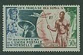 Somali Coast SC# C18  UNiversal Postal Union  30fr  MH
