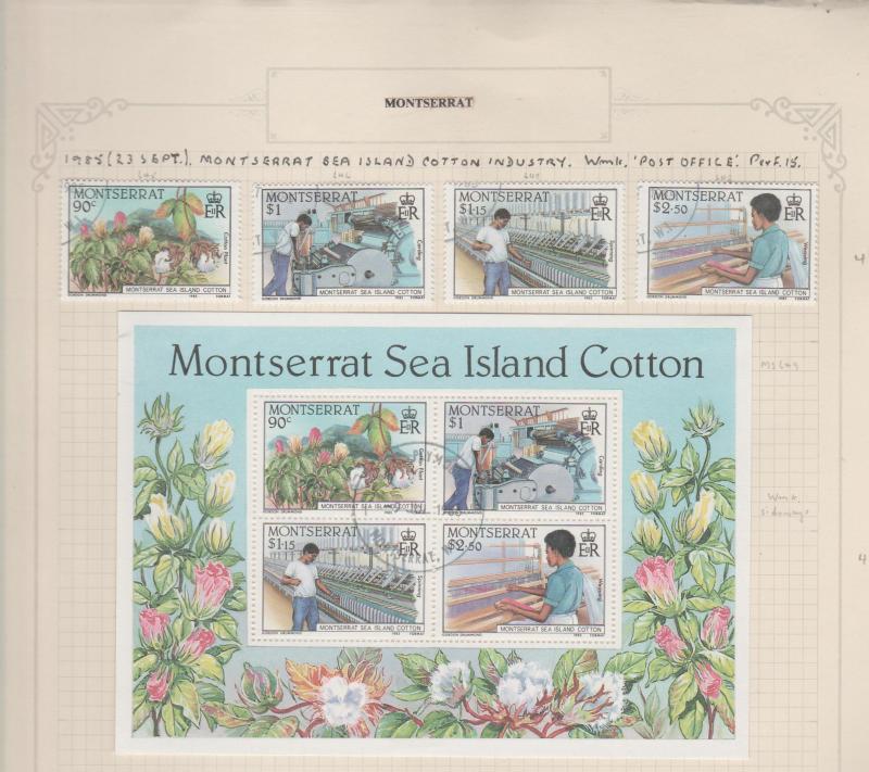 Montserrat Used Stamp Collection