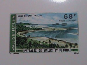 ​WALLIS & FUTUNA-AIRMAIL1975-SC#C68-GAHI BAY ,WALLIS-DELUX PROOF SHEET MNH