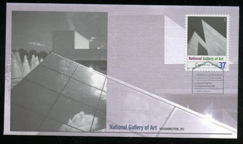 US 3910g Architecture National Gallery of Art UA Fleetwood cachet FDC