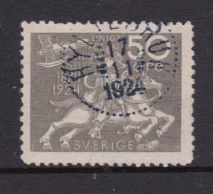 Sweden a used 50ore grey from the 1924 set