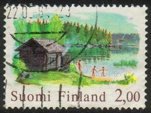 Finland#567 - Chimneyless Log Sauna - Used (Fin-009)