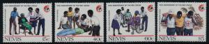 Nevis 565-8 MNH Red Cross, Red Crescent, First Aid, Disaster Relief