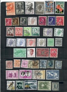 BELGIUM   MIX X 46  ALL DIFFERENT USED LOT AC