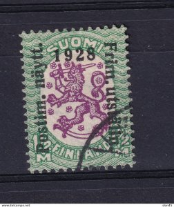 Finland 1928 Phil Exh 1.5m Sc 154 Used  Overprint  15934