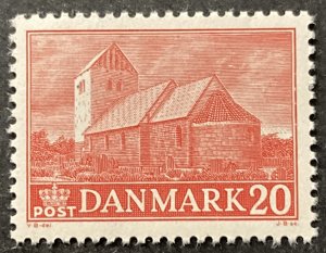 Denmark 1944 #292, Hvidbjerg Church, MNH.