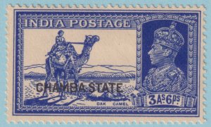 INDIA - CHAMBA STATE 77  MINT HINGED OG * NO FAULTS VERY FINE! - RPZ