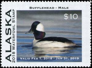 ALASKA #34 2018 STATE DUCK BUFFLEHEAD