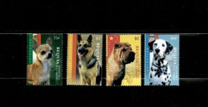 Bequia 2009 - Dogs - Set of 4 Stamps - MNH