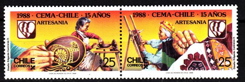 Chile 802a, 969a mnh