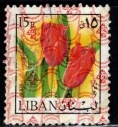 Lebanon - #C661 Tulips -  Used