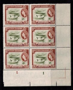 Briish Guiana 279 MNH F-VF BLK of 6