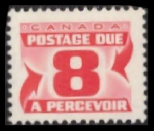 CANADA 1978 8c PERF 12½ x 12 #J34a VF MNH  POSTAGE DUE