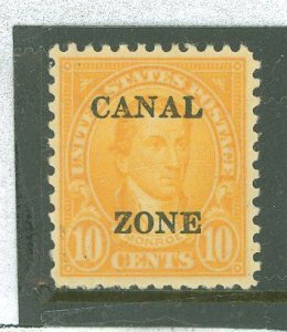 Canal Zone #104 Unused Single