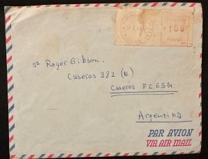 CM) 1961. FRANCE. POSTAGE. ENVELOPE SENT ARGENTINA. XF