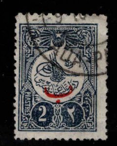 TURKEY Scott 164 Used 1909 surcharged stamp