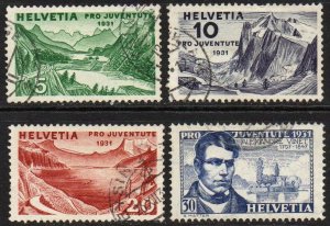 Switzerland Sc #B57-B60 Used