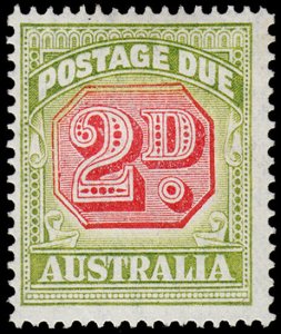 Australia Scott J66, perf. 14.5x14 (1938) Mint H F-VF, CV $12.50 M