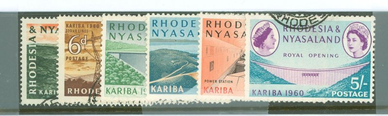 Rhodesia & Nyasaland #172-177 Used Single (Complete Set)