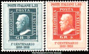 Italy Scott 763-764 Mint never hinged.