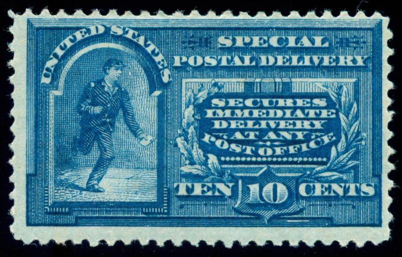 MOMEN: US STAMPS #E4 SPECIAL DELIVERY MINT OG H PSE CERT