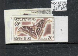 LAOS BUTTEFLIES  SC101-103, C46 IMPERF    MNH    P0421H