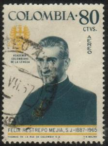 Colombia C486 - Air Post - Father Mejia - Used