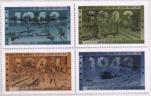 Canada Mint VF-NH #1506a Second World War block/4