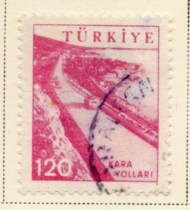 Turkey 1959-60 Early Issue Fine Used 120k. 093975