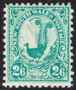 NEW SOUTH WALES 1905 LYREBIRD 2/6 WMK CROWN/A PERF 11½ X 11