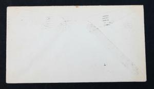 US (Zeppelin) Cover Airship Disaster Cover signed by the 3 Akron survivors 1933