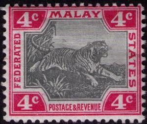 Malaya Fed States # 28  Mint  VF  VLH Cat $ 7.75