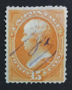 US #141 GRILLED USED $1,400 LOT #5329