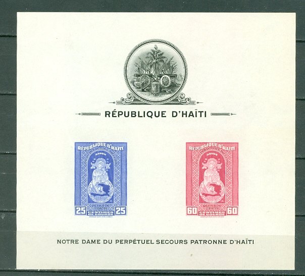 HAITI IMPERF.  AIR #C20a...SOUV. SHEET...MNH...$25.00