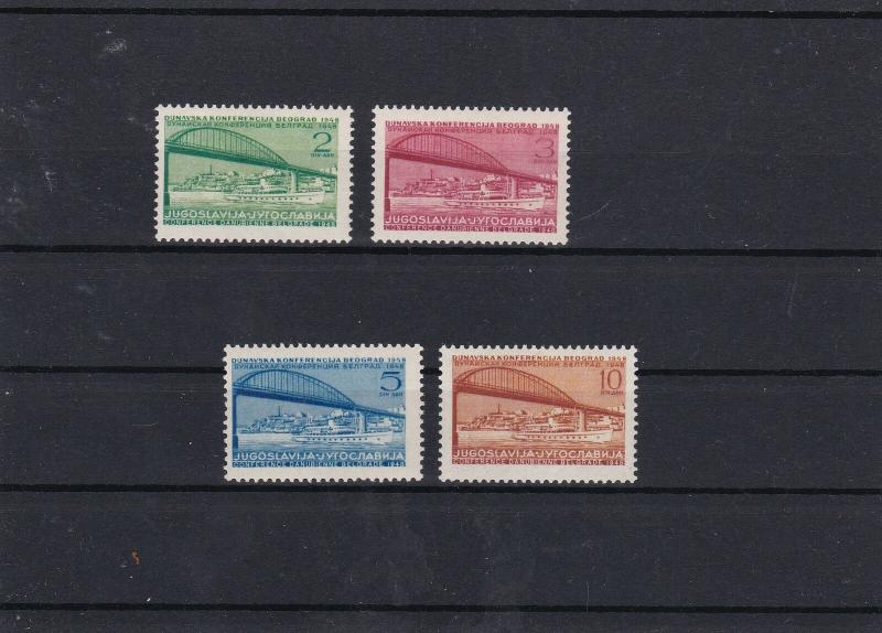 Yugoslavia 1948 Danube Conference Mint Never Hinged Stamps Ref 30615