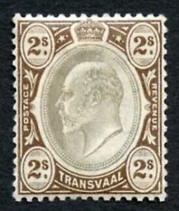 Transvaal SG252 2/- Wmk Crown CA  Fresh M/M  cat 75 pounds