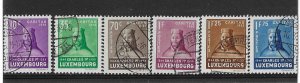 Luxembourg Sc #B67-B72  set of 6   used VF