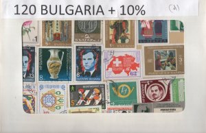 A Nice Selection Of 120 Mixed Condition Stamps From Bulgaria.    #02 BULG120