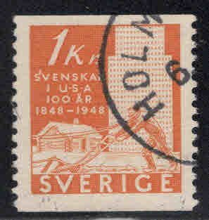 SWEDEN Scott 402 Used 1948 coil stamp