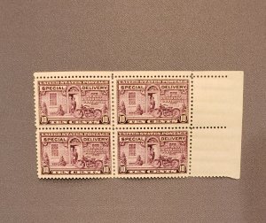 E15, 10c Rotary Press, Block of 4, Mint OGNH, CV $6.50