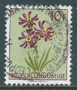 Belgian Congo, Sc #281, 10fr Used