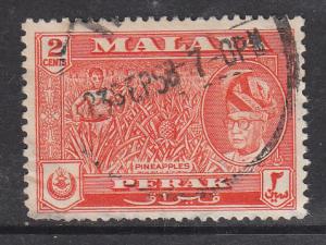 Malaya Perak 1957 Sc 128 2c Used