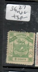 NORTH BORNEO  8C  ARMS   SG 27   MOG          P0514H