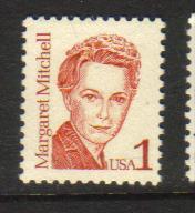 #2168 MNH Margaret Mitchell 1986-94 Great Americans