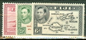 EM: Fiji 117-131, 132, 134b, 135 mint CV $152; scan shows only a few