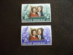 Stamps - British Honduras - Scott# 306-307 - Mint Hinged Set of 2 Stamps